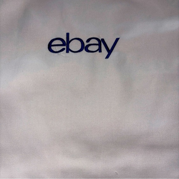 EBAY BRAND LIMITED WHITE COTTON DUST BAG DRAWSTRING Travel LARGE 22" x 18" - Picture 3 of 7